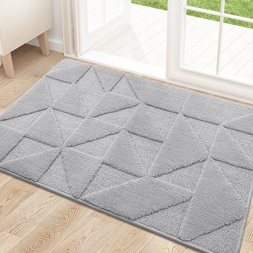 Door Mats Indoor, Non-Slip, Absorbent, Dirt Resist, Entrance Washable Mat, Lo...