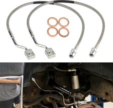 Front Extended Brake Lines Stainless Steel For 2007-2019 Gm Chevy Gmc 1500-35... Front Extended Brake Lines Stainless Steel For 2007-2019 Gm Chevy Gmc 1500-35...