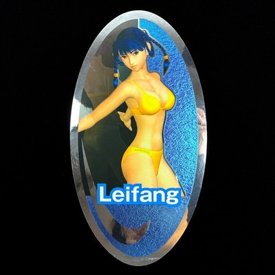 Vintage Tecmo Dead or Alive 2 Leifang Jumbo Metallic Etched Sticker Decal V2
