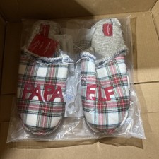 Men's PAPA ELF Plaid Slide Slippers - Wondershop L 11-12 