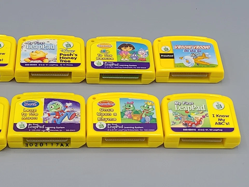 My First LeapPad Learning Game Cartridges Lot (10) Dora, Pooh, Dr. Suess, Etc. - Image 4 of 4