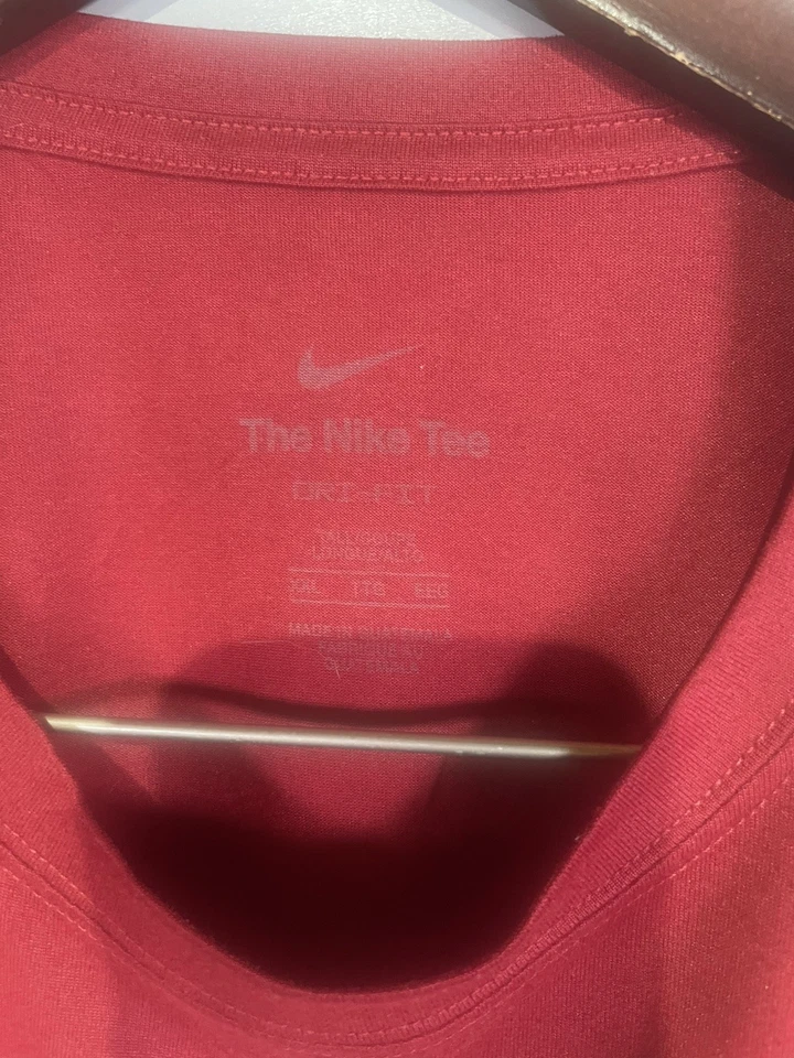 Oklahoma Sooners Nike Jordan Football T-Shirt Red Men’s XX-Large OU Graphic Tee - Image 2 of 4