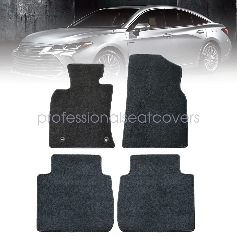 4PCS For 2019-2023 Toyota Avalon Hybrid Limited Front & Rear Floor Mats Carpet - Imagem 3 de 4