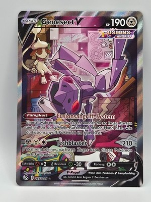Pokemonkarte Fusions Angriff  Genesect V  255/264 DEUTSCH