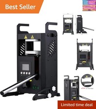 Heat Press Machine with Dual Heated Plates 4 Tons Manual Press with LCD Digit...