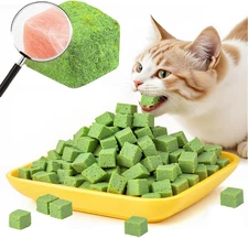 60G/2.12Oz Cat Toy Cats Grass Treats, Fish Oil Kitten Grass Catnip Stick for Hai