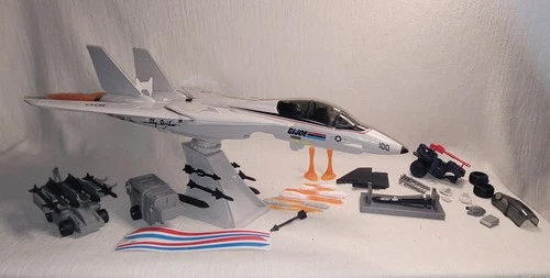 Vintage GI Joe ARAH Combat Jet Skystriker XP-14F With 1983 near complete