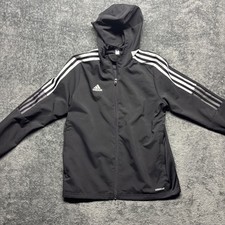 Adidas Aeroready Jacket Kids 11-12 Medium M Athleisure Full Zip