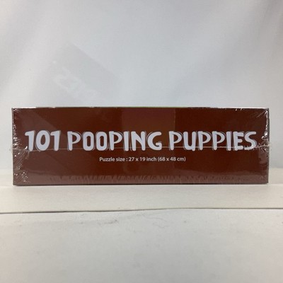 101 Pooping Puppies 1000 Piece Jigsaw Puzzle Dogs Funwares 27