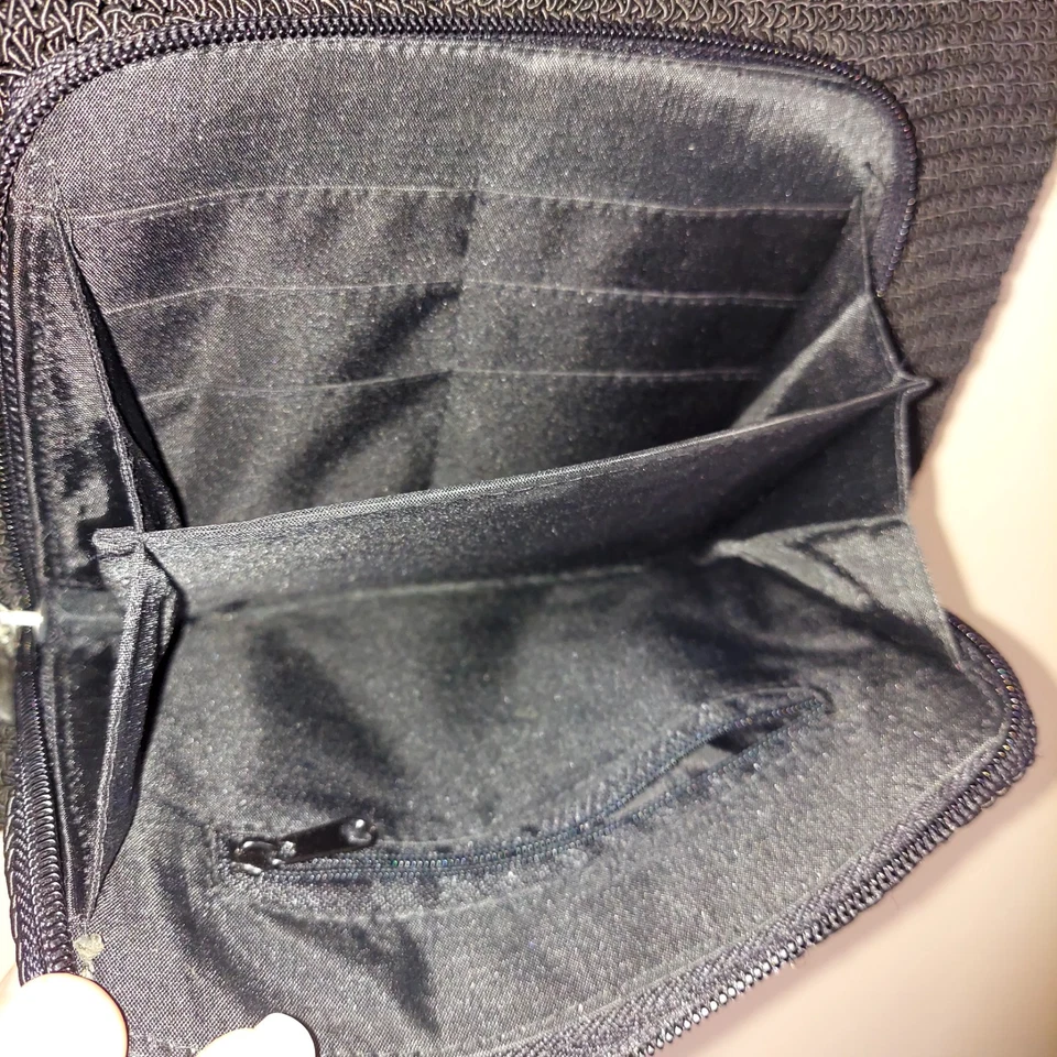 Bolso de hombro negro Cherokee tejido usado en excelente estado Foto 4 de 4