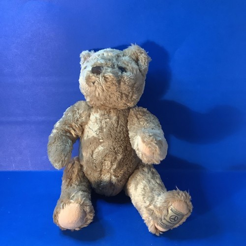 Vintage 2005 Herrington Mercedes Benz rosa Schleife Teddybär mit Gelenken Plüschtier 12-14 Zoll