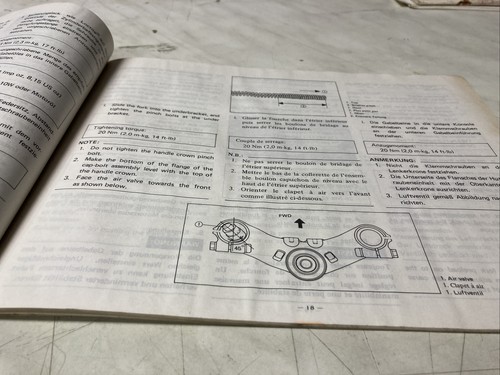 Yamaha XJ650 1983 650 XJ Suplemento Manual Revisión Técnica 650XJ - Imagen 5 de 10