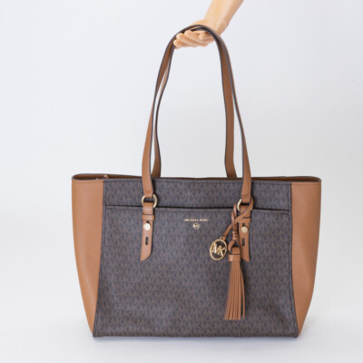 MICHAEL Michael Kors Sullivan Large Logo Tote Bag Brown (Pre