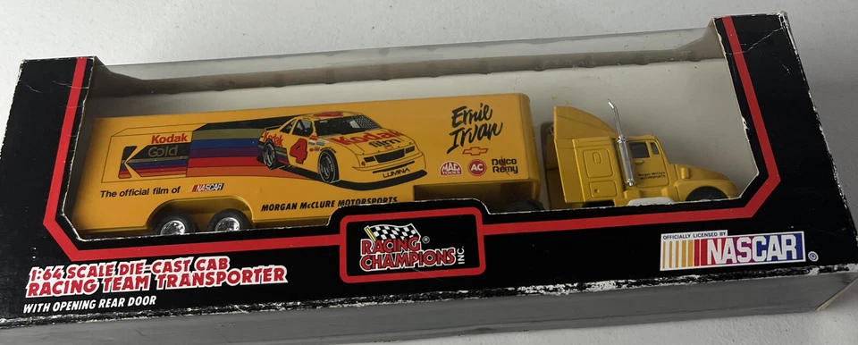 1992 Racing Champions Ernie Irvan Kodak Gold Team Transporter 1:64 Die Cast - Image 3 of 4
