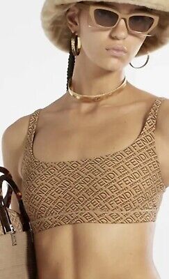 FENDI x SKIMS Women's Size LARGE Scoop Bralette Bra LIMITED FENDI x SKIMS Women's Size LARGE Scoop Bralette Bra LIMITED