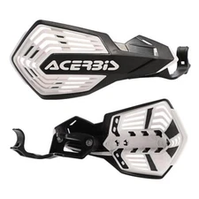 Acerbis K-Future YKS Motocross Handguards Black White Fantic XEF 250 2021 - 2024