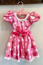 Authentic Disney Pink Minnie Mouse Dress Costume Girls  Size 3