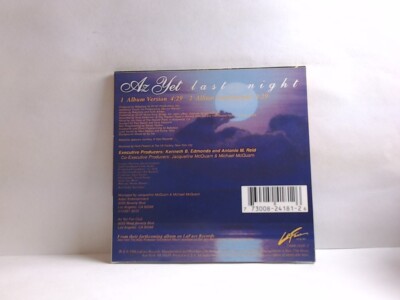 REACTION FINAL 20090411/DVD+デモCD/ジャパメタ Az Yet – Last Night (CD, US, 1996, LaFace) BE084 | eBay