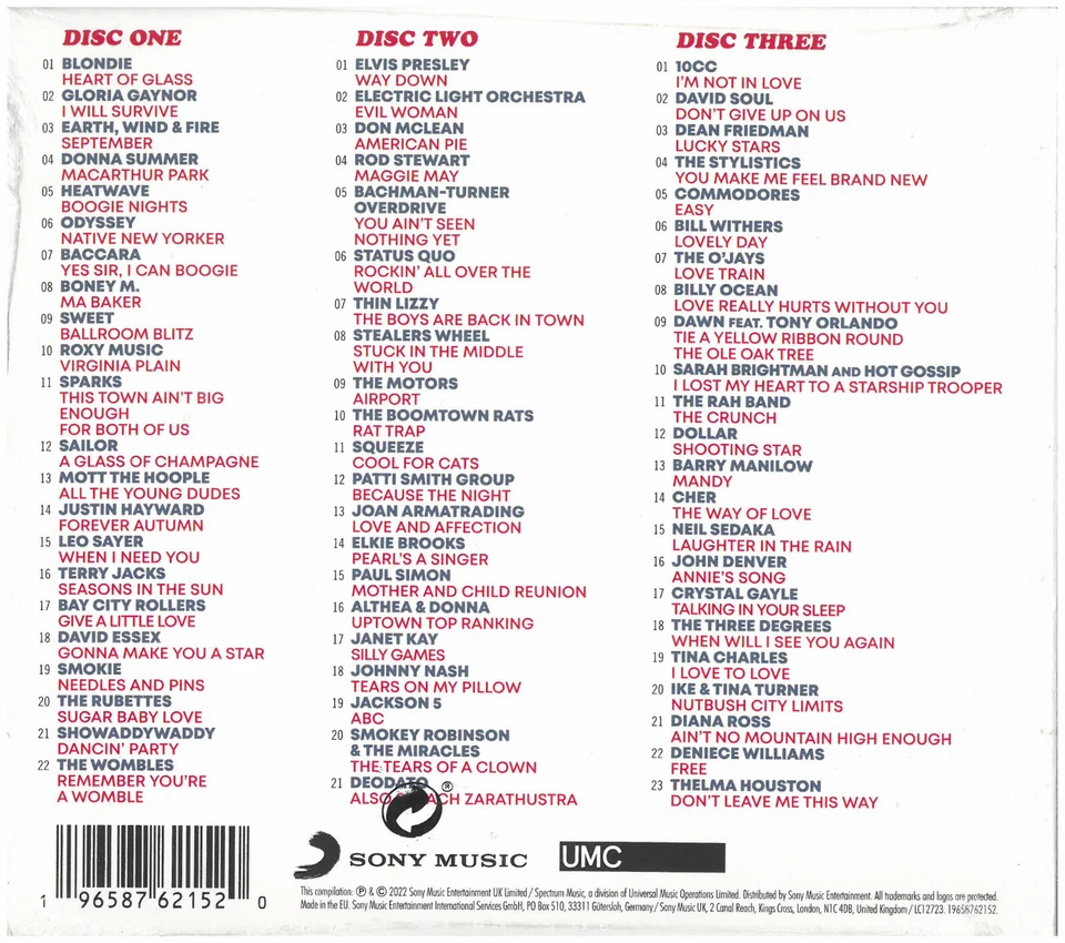 3-CD  Fantastic 70s | 66 Titel - Bild 2 von 2