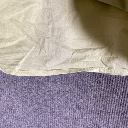 Nude Lucy Top Womens Small Green Crop Blouse Linen Coastal Cocktail Flowy 4C - Picture 6 of 13