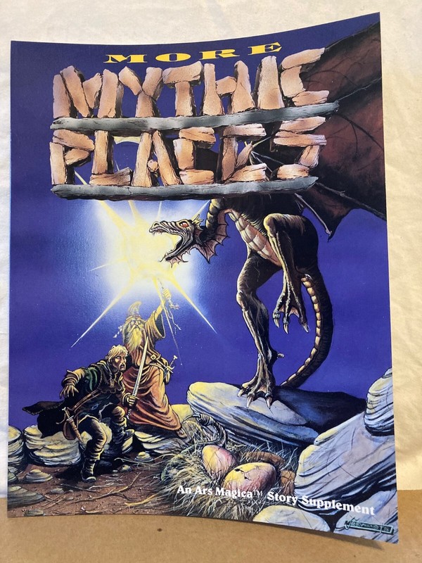 D&D More Mythic Places, 1991 White Wolf Games, NOT a reprint