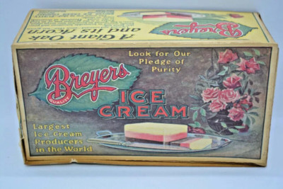 Bryer's, Bryer Quart Ice Cream Box, Carton, 6-9/16'' X 3-1/2'' X 2-3/4''