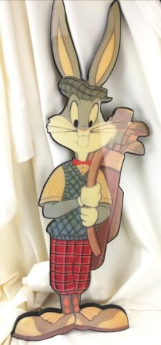 Vintage Limited Edition Warner Bros. Bugs Bunny Golfer Wall Art 30" Tall - Picture 1 of 6