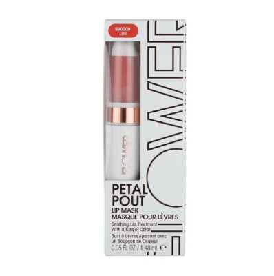 BLUME Blütenblatt Schmollmund Lippen beruhigend pflegend Behandlung Maske Tipp Farbe Smooch LM4