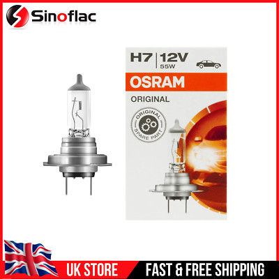 OSRAM H7 12V 55W Halogen Headlight Bulb PX26d 64210 Original Car Lamp