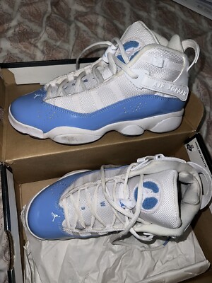 Size 6.5 (GS) - Jordan 6 Rings Mid Varsity Blue And White | eBay