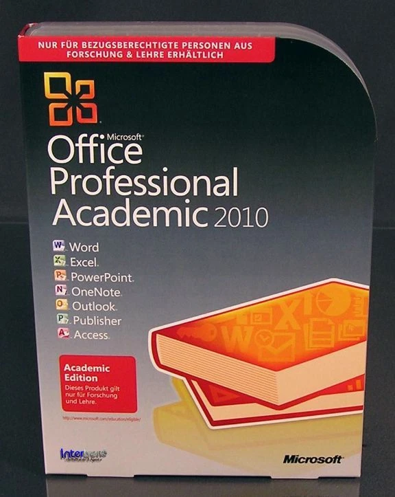 Microsoft Office Professional 2010 Vollversion Box EDU Zweitinstallation OVP NEU - Bild 3 von 4