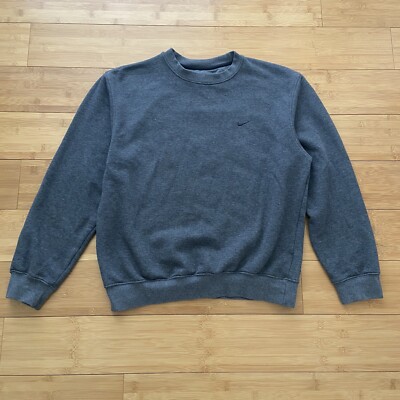 nike essential crew sweatshirt grey