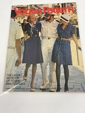 VOGUE MAGAZINE PATTERN BOOK 1972 Free Gift Wrap FAST DISPATCH 