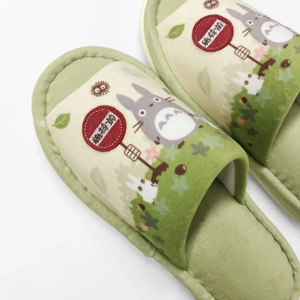 My Neighbor Totoro Slipper Green Medium & Small Totoro Studio Ghibli New Japan - Image 4 of 4