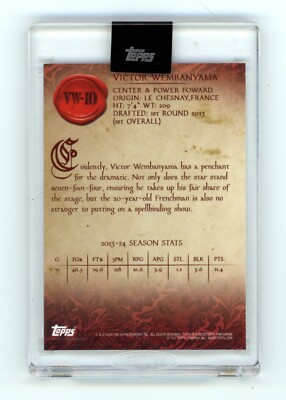 Victor Wembanyama 2023-24 Topps Mercury To Ball or not to Ball