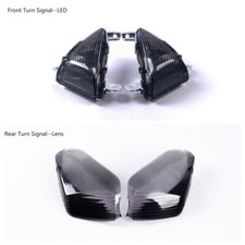 LED Front + Rear Turn Signals Smoke Lens fit ...