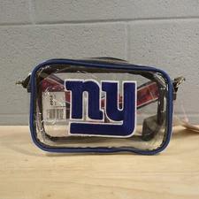 NEW Foco New York Giants Crossbody Clear Gameday Bag NFL Licensed
