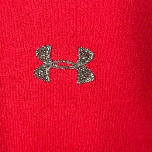 Under Armour Pullover Sweatshirt Youth Girls XL Extra Large Pink 1/4 Zip Fleece - Picture 7 of 16