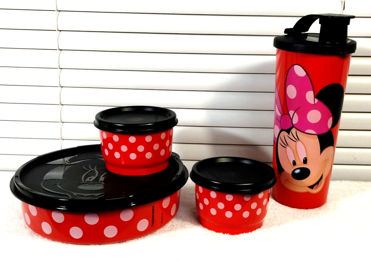 Tupperware Disney Minnie Mouse Lunch Set. New Rare! | eBay