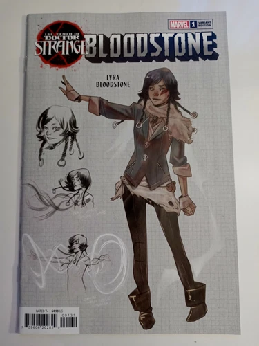 DEATH OF DOCTOR STRANGE BLOODSTONE #1 1:10 VARIANT 1st app Lyra Bloodstone NM