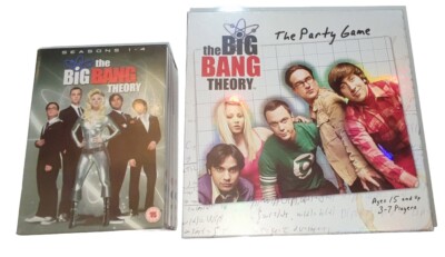 The Big Bang Theory Brettspiel (2012) & Staffeln 1, 2, 3 & 4 DVD Box Set 
