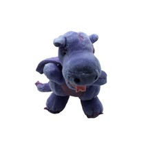 Vintage Dragon Plush Purple Nature Babies Dakin 10" stuffed animal 1983 NO TAGS