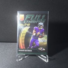 Rashod Bateman Donruss Elite Full Throttle Insert Ravens Football FT-RB