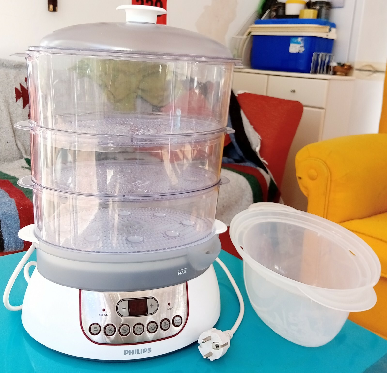 Philips Hd9140/91 vaporera ElÃ©ctrica 900w capacidad 6 L con temporizador 3  Recip | Compra online en eBay