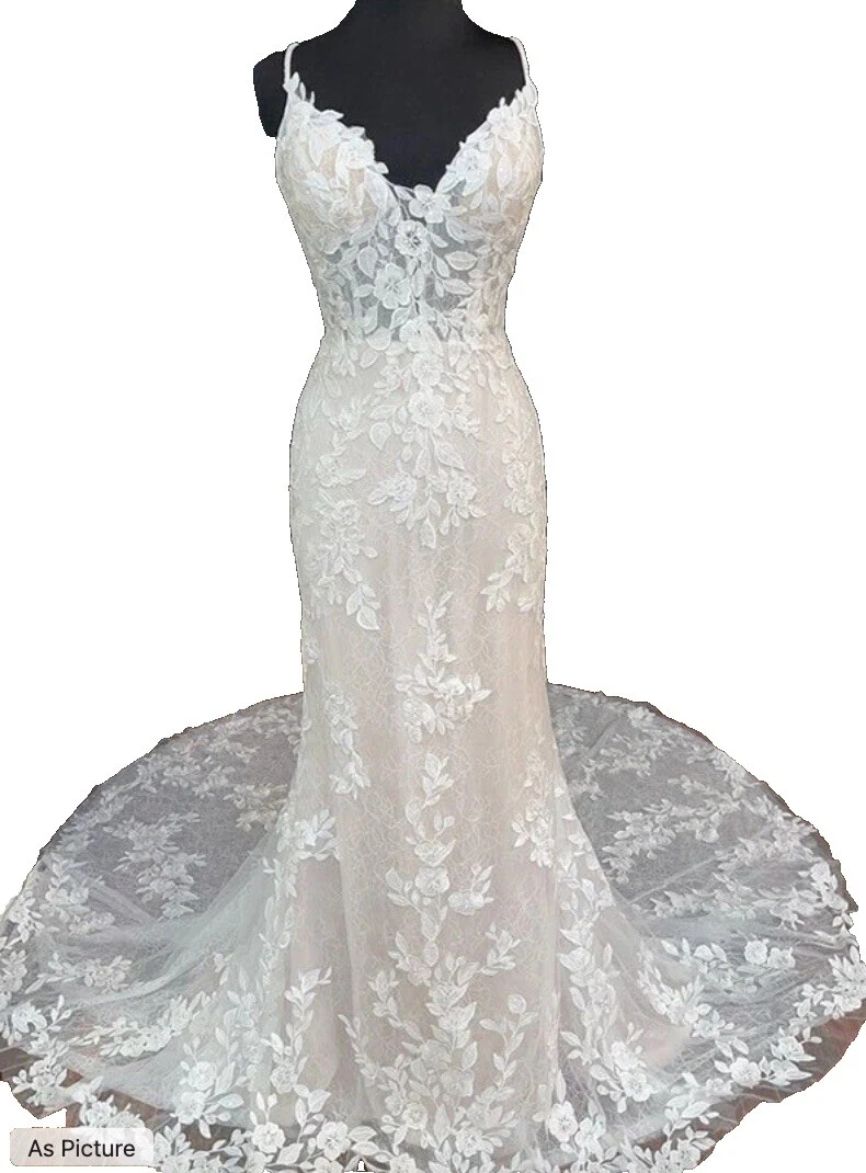 Vestido de encaje vaina s de Novia de Tul