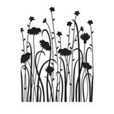 #280 Darice Embossing Folder Essentials " WILDFLOWER "  #30008391