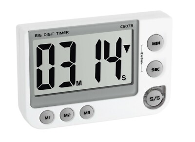 TFA 38.2024 digitaler Timer Stoppuhr Küchentimer magnetisch 99 Min Leuchtsignal