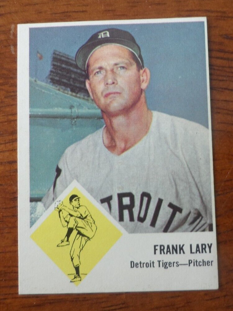 1963 FLEER BASEBALL#14 FRANK LARY DETROIT TIGERS EX/MT B-66