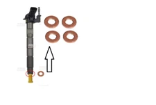 FIAT FIORINO 1.3 MULTIJET DIESEL INJECTOR WASHER / SEAL X 4