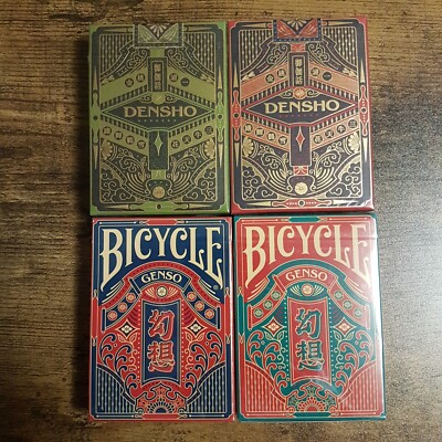 Genso & Densho Spielkarten Neu & Versiegelt Japanisch Folk Tales Uspcc Deck
